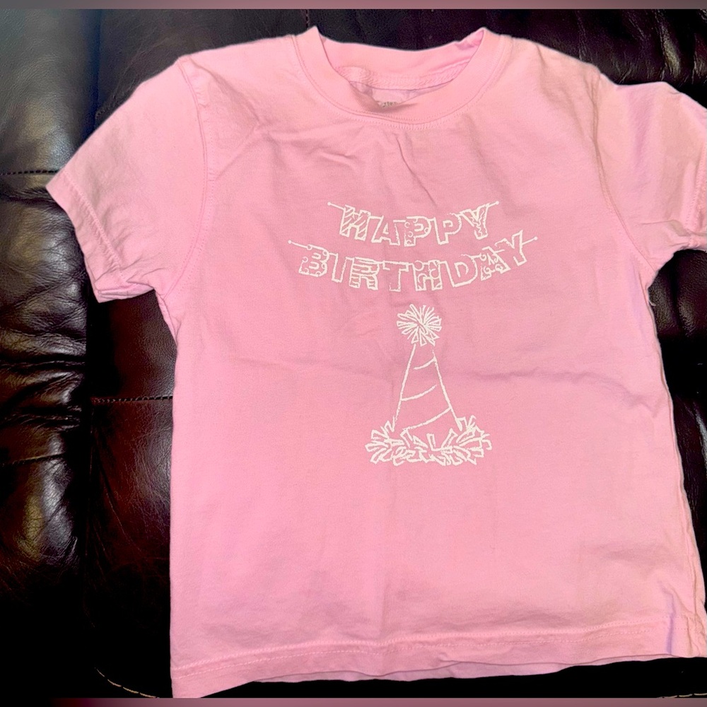 Girls birthday shirt
